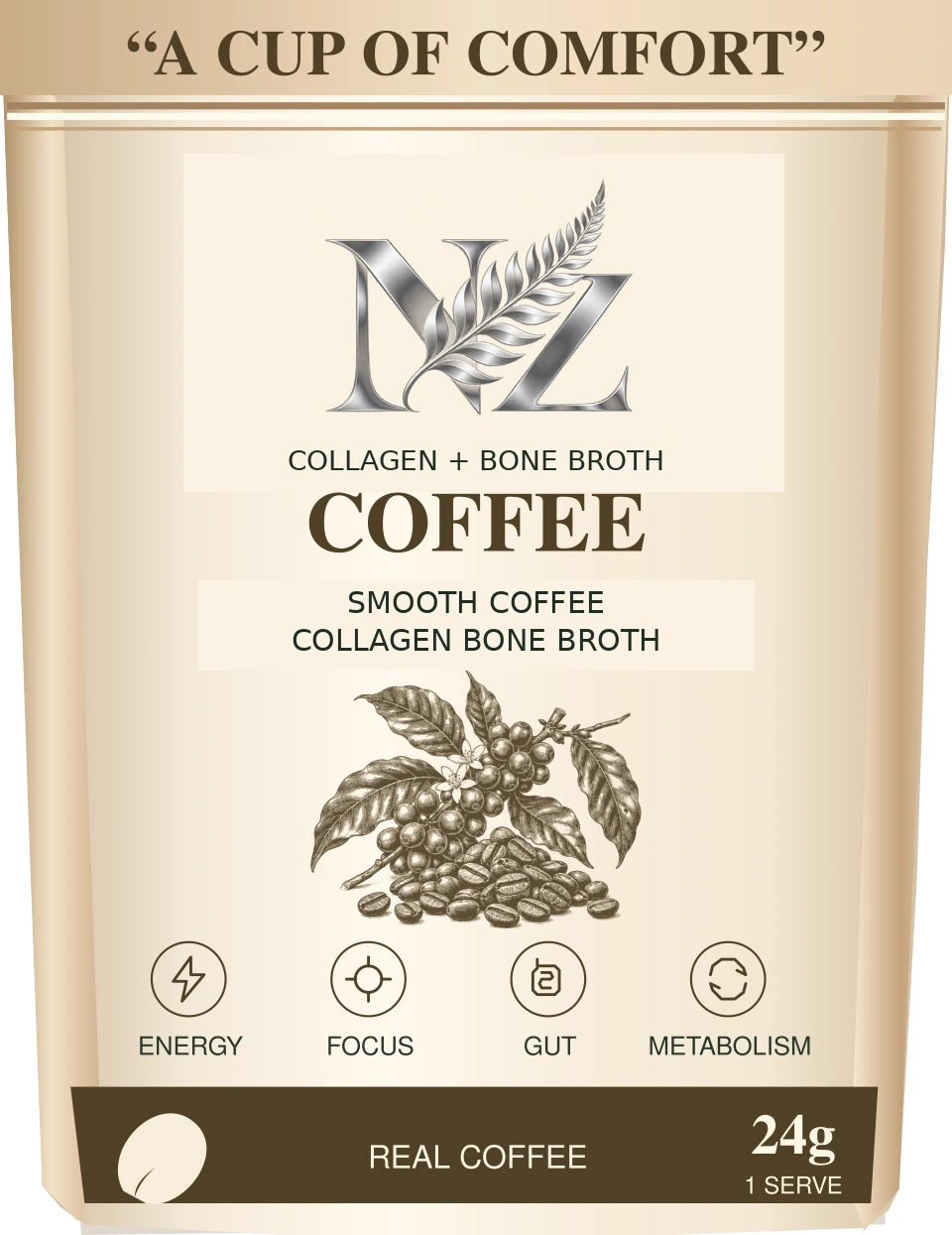 Coffee NZ Collagen + Bone Broth pouch