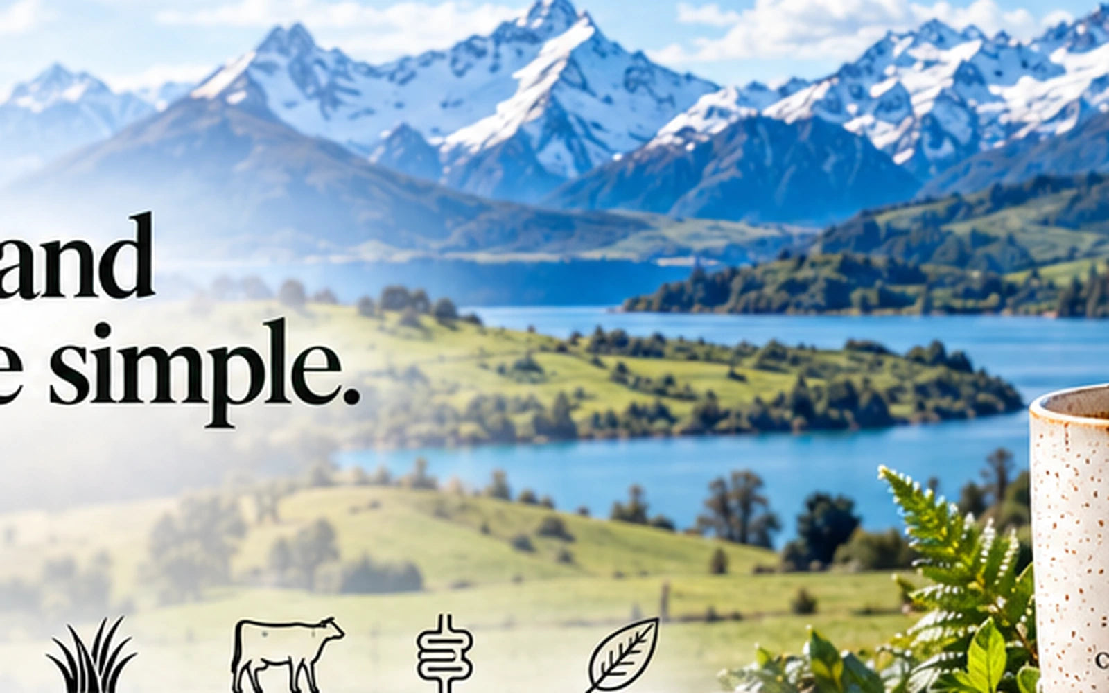 New Zealand pasture and produce